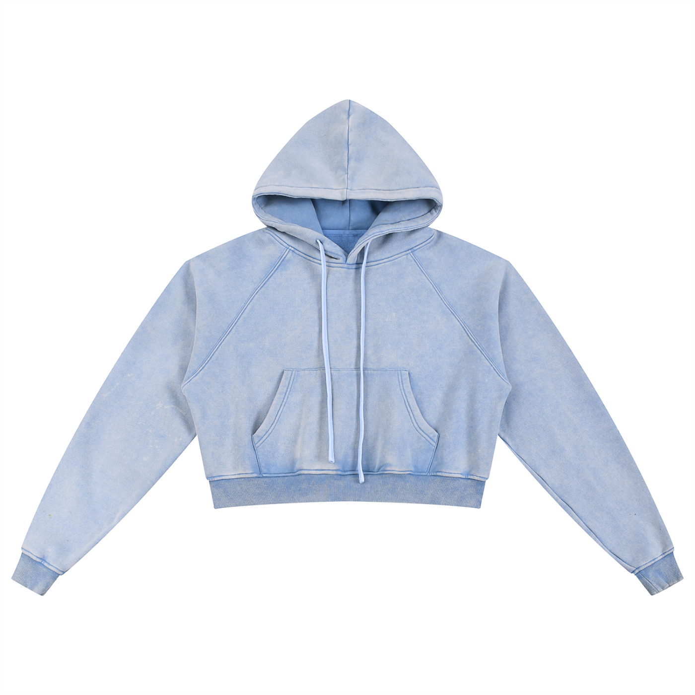 offtheCUFF. washed cropped hoodie