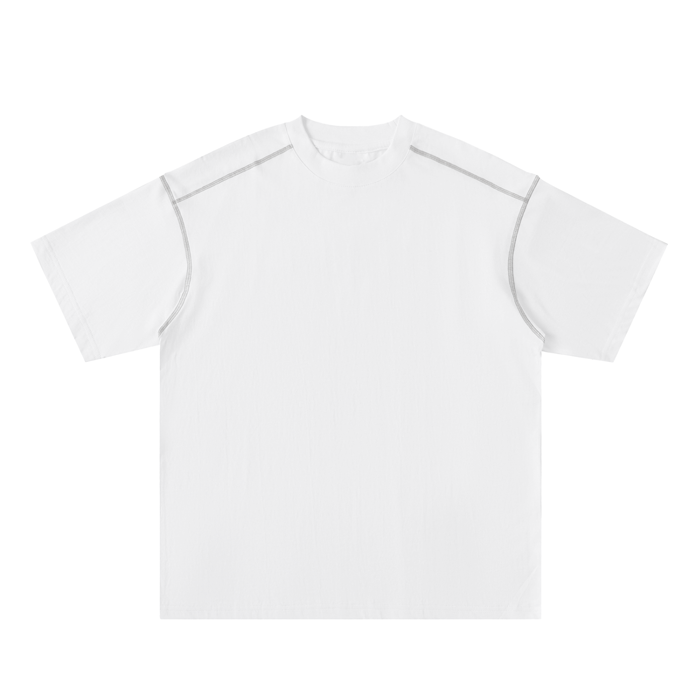offtheCUFF. oversized contrast-stitched cotton tee