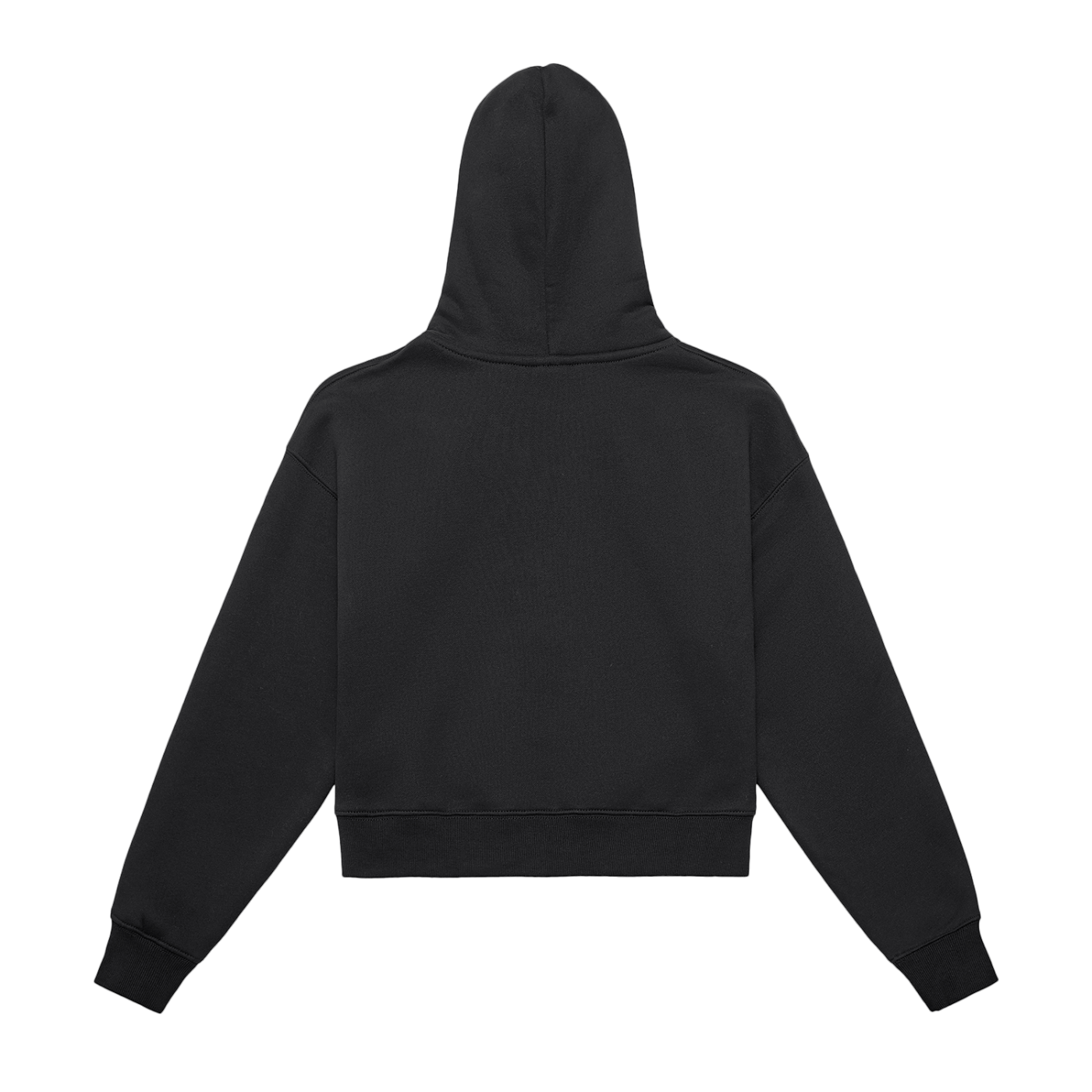 offtheCUFF. fleeced zip-up cropped hoodie