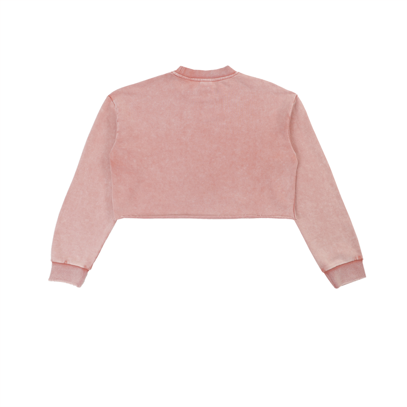 offtheCUFF. washed raw-edge cropped sweatshirt