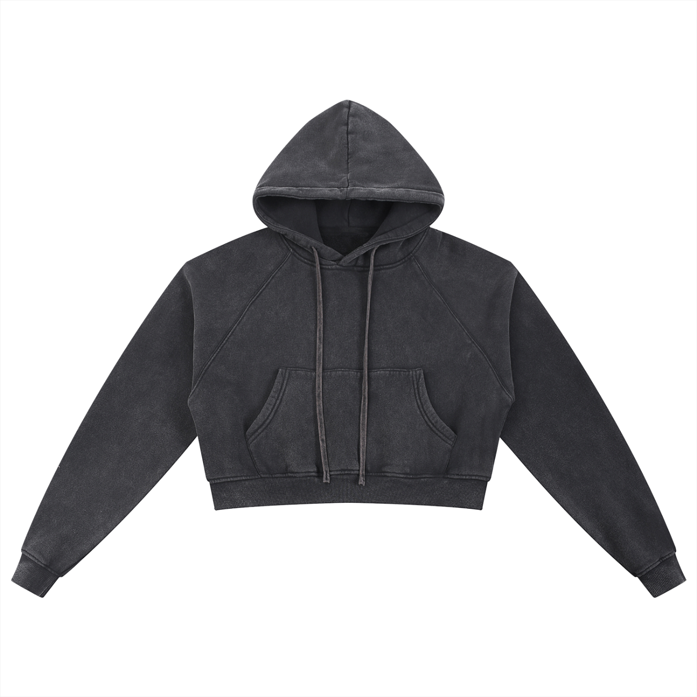 offtheCUFF. washed cropped hoodie