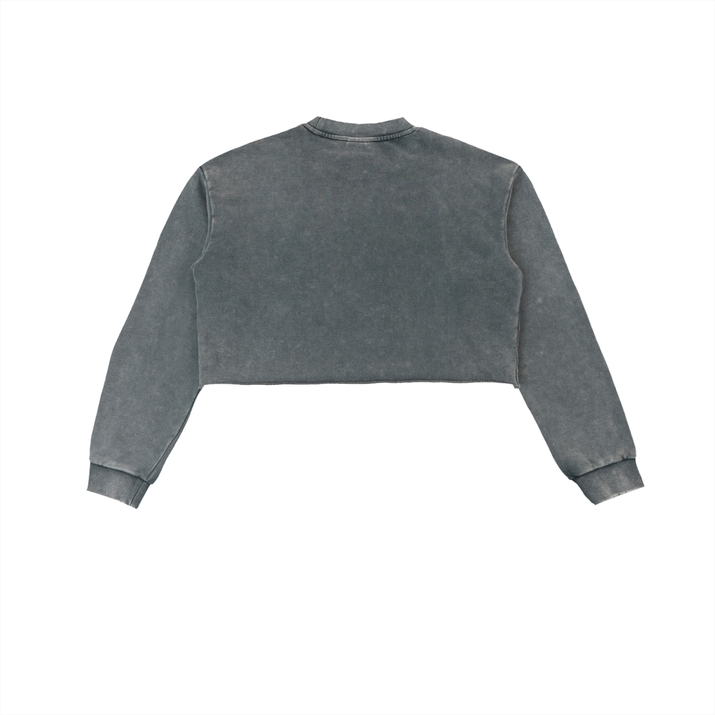 offtheCUFF. washed raw-edge cropped sweatshirt