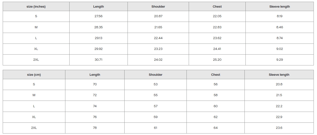 Size Guide