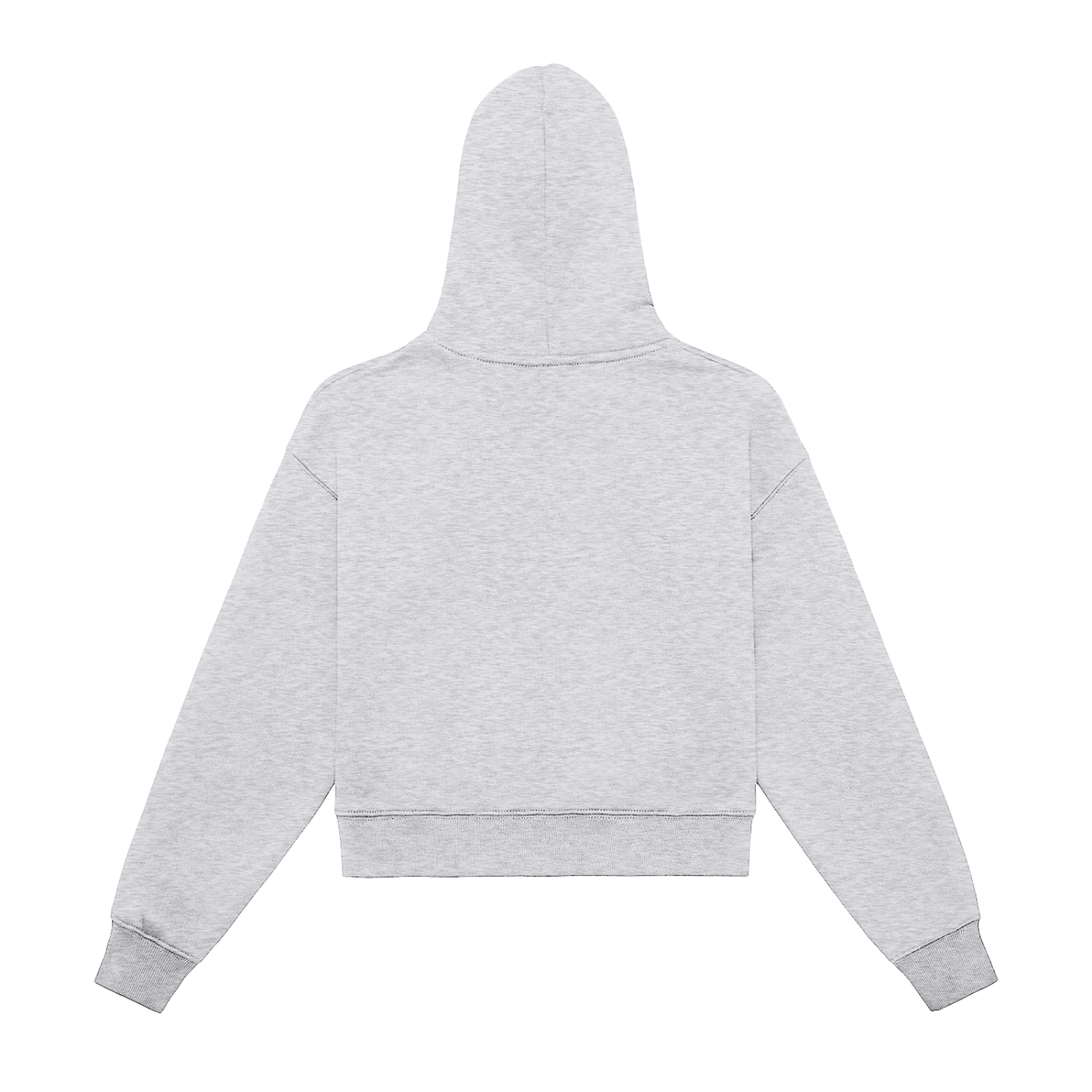 offtheCUFF. fleeced zip-up cropped hoodie