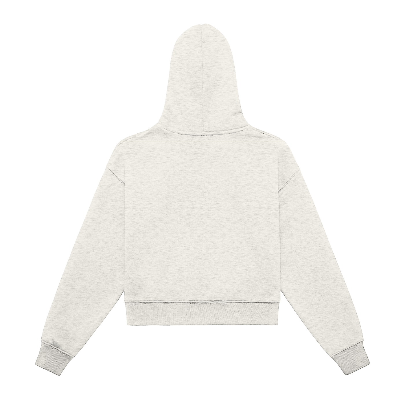 offtheCUFF. fleeced zip-up cropped hoodie