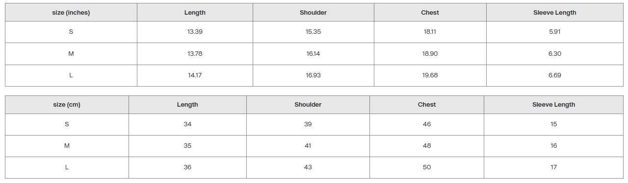 Size Guide